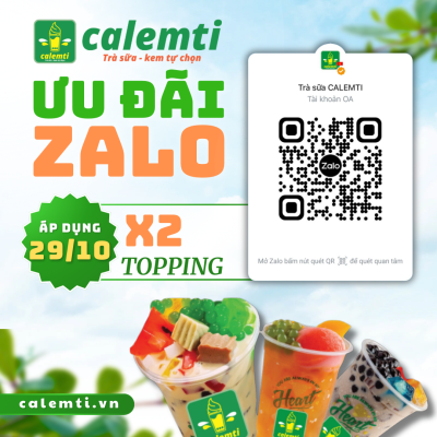 CALEMTI - ƯU ĐÃI ZALO ÁP DỤNG NGÀY 29/10/2025