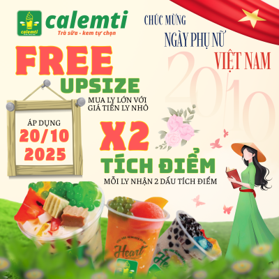CALEMTI CHÀO MỪNG NGÀY PHỤ NỮ VIỆT NAM 20/10/2025